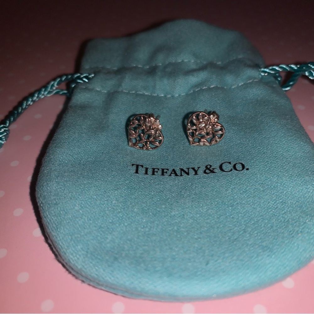 Tiffany & Co. Silver Heart Earrings